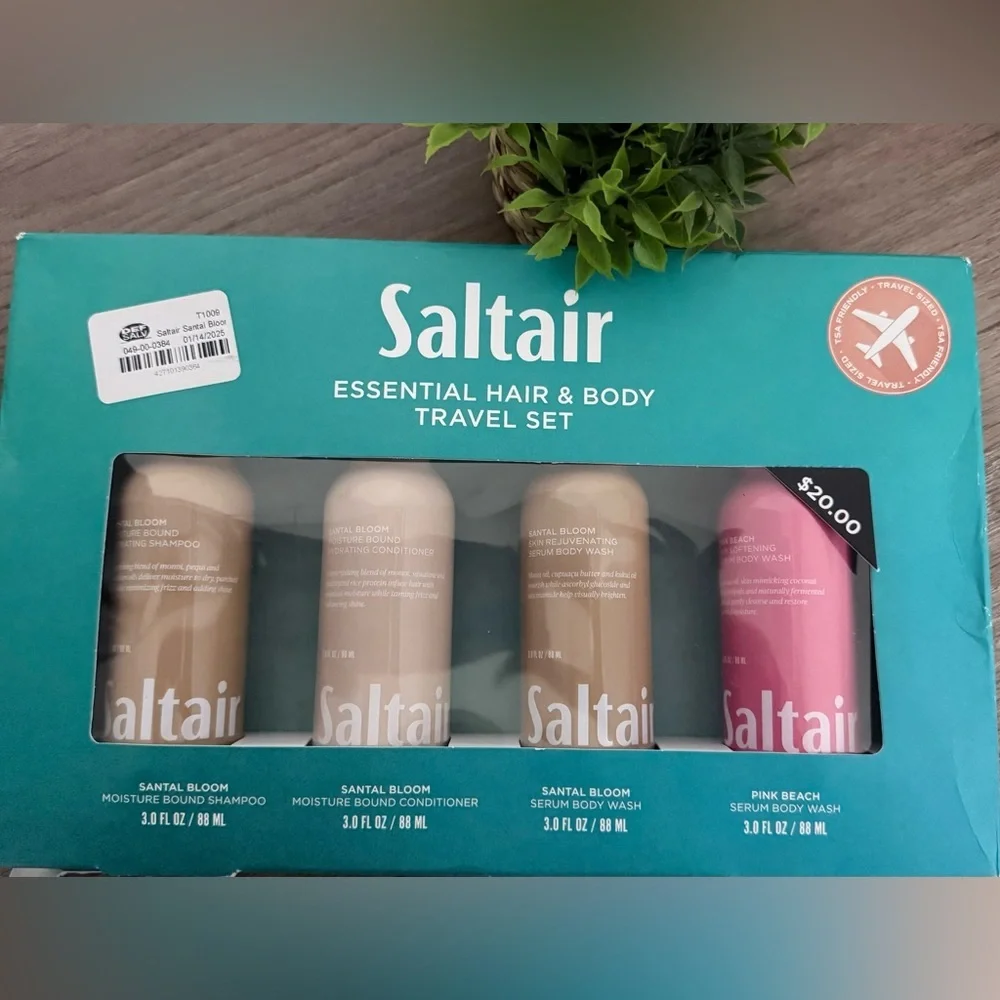 Essential Hair & Body Travel Set - Pink and Tan - Picture 2 of 4